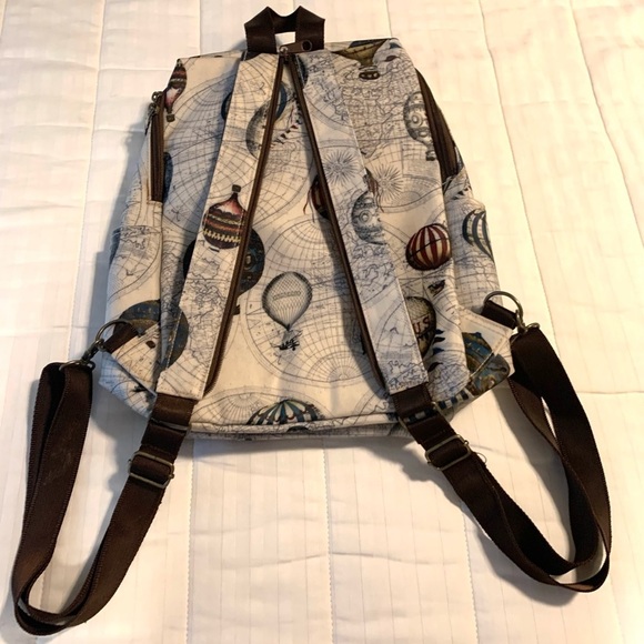 Uma Hana Waterproof Enjoy The Little Things Circus Flying Air Balloon Backpack - Picture 5 of 16